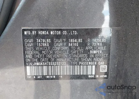 2016 Honda Fit Ex from USA, damaged, VIN JHMGK5H7XGX032123